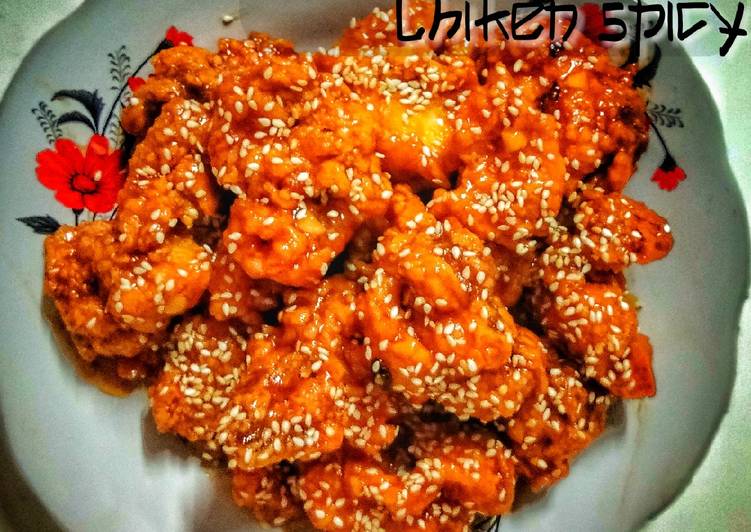 KOREAN Chiken spicy 🌶️🌶️