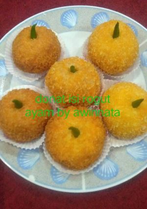Foto resep Donat isi rogut ayam