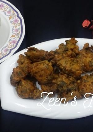 A picture of Black Chickpeas and Corn Fritters.