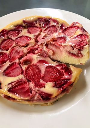 Foto resep Low Calorie Strawberry Yoghurt Cheesecake