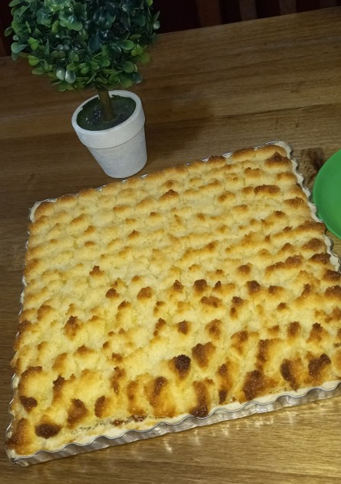Una foto de Tarta de coco y dulce de leche 🥥 ♡