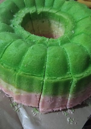 Foto resep Bolu kukus pelangi