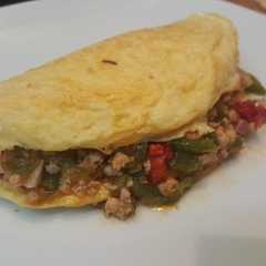 Una foto de Tortilla de picado de pollo