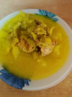 Una foto de Cazuela de rape