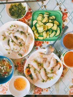 Hình của món Bánh bột lọc nhân tôm thịt.