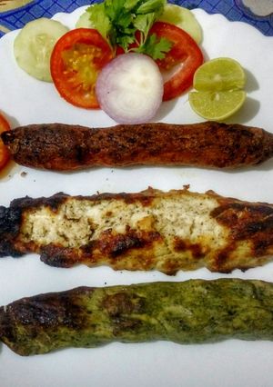 A picture of Chhicken Seekh Kebabs.