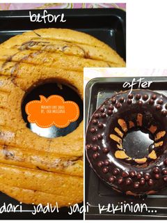 Foto resep Marmer cake ganache