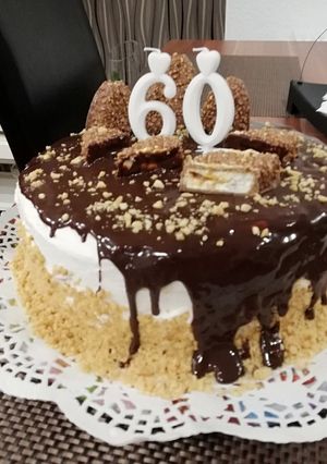 Kinder Maxi king torta recept fotója