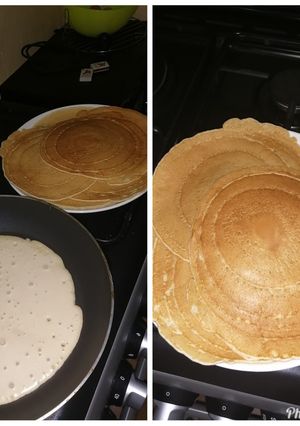 A picture of Vanilla pancakes.
