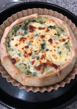 Una foto de Masa de tarta express con harina integral