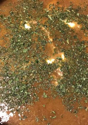 Une photo de Soupe d épinards à la tomate