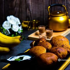 A picture of Banana Buns | Mangalore Buns | Banana Puris.