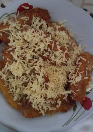 Foto resep Pisang goreng krispi topping keju