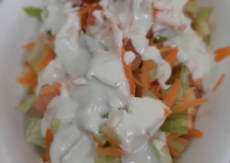 Resep Salad Sayur Tahini (pasta wijen) Bikin Manjain Lidah