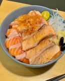 [日式料理店］炙燒鮭魚丼飯