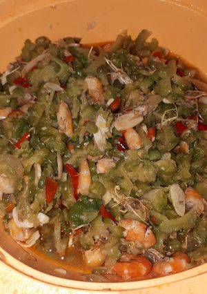 Foto resep Tumis pare udang no pahit
