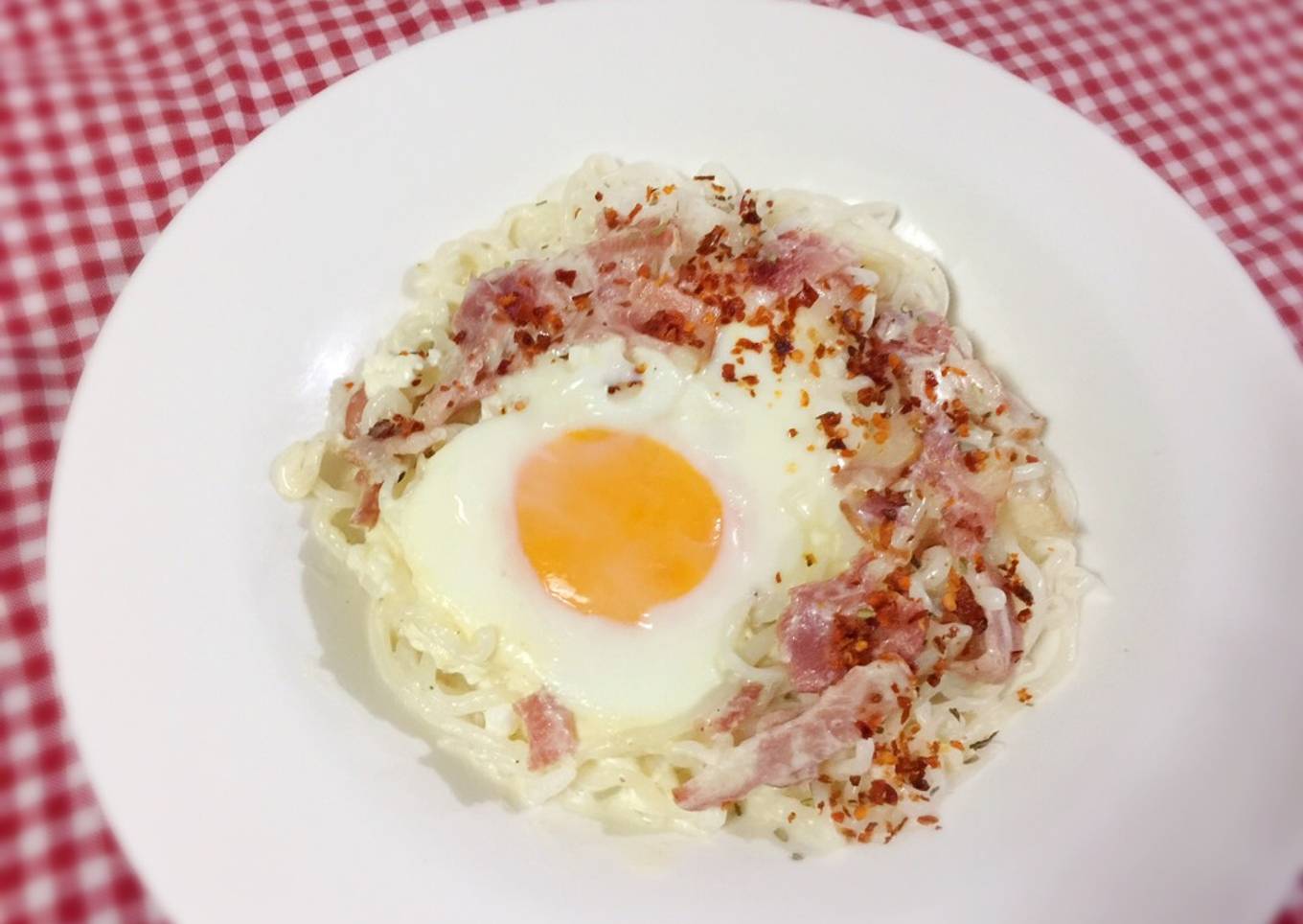 Shirataki Carbonara Keto | #keto #ketofy #ketopad #ketofastosis