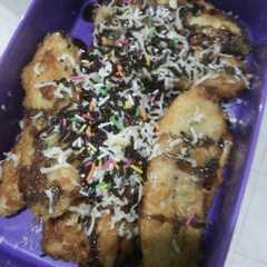 A picture of Pisang goreng pasir.