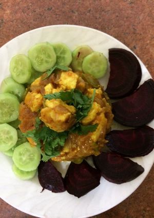 A picture of Jhatpat paneer.