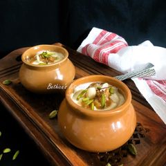 A picture of Nolen Gurer Shrikhand (Date Palm Jaggery Shrikhand - Bengali Fusion Style).