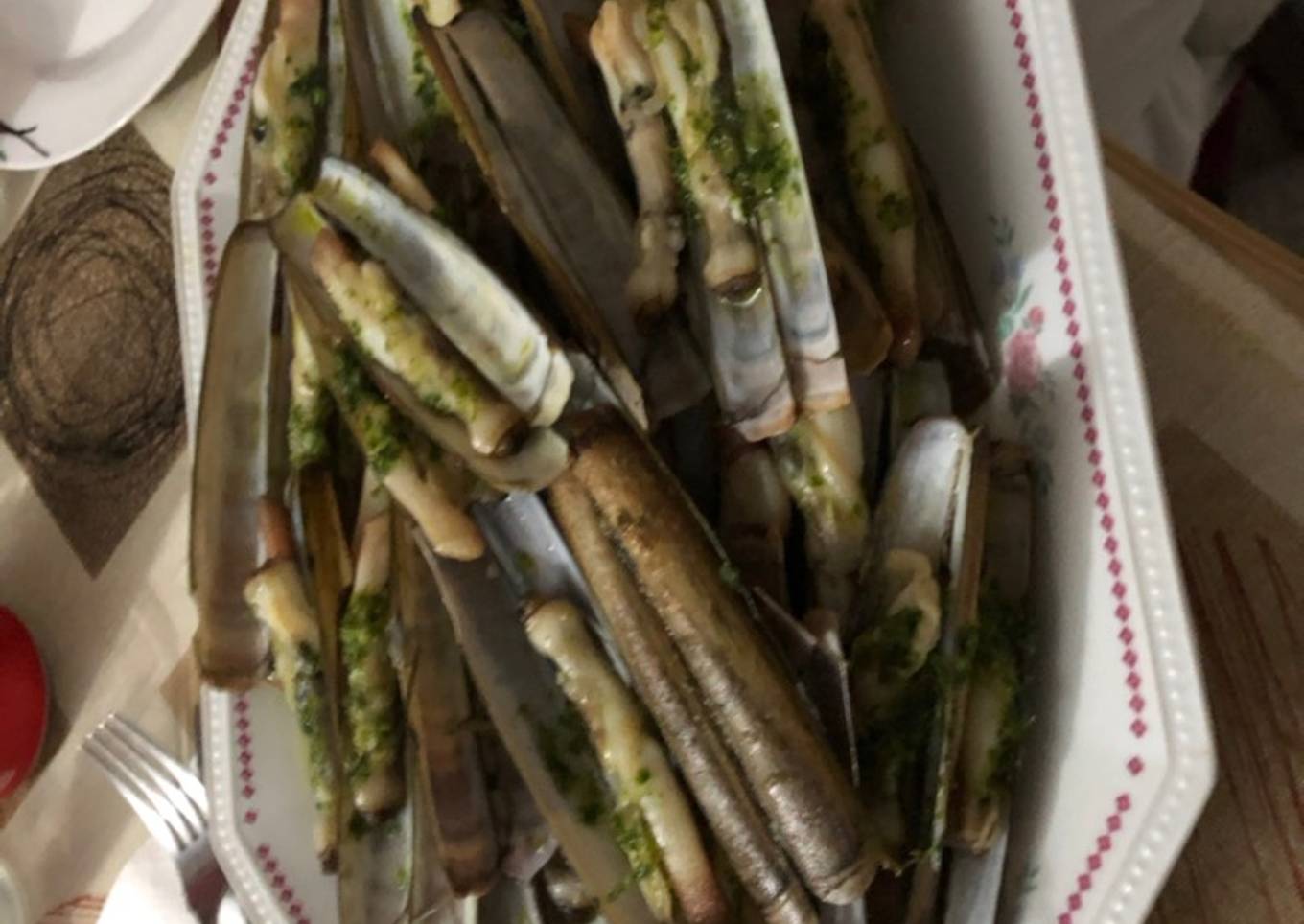 Navajas a la plancha