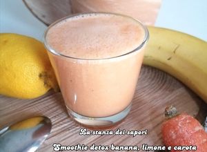 Foto di #227 Smoothie detox banana, limone e carota