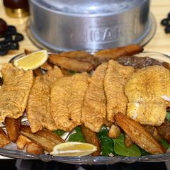 Battered Fried Flounder A picture of Battered Fried Flounder.