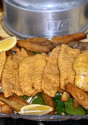 A picture of Battered Fried Flounder.