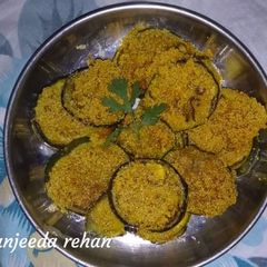 A picture of Baingun bhaja.