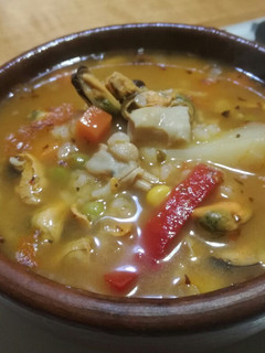 Una foto de Caldillo de mariscos