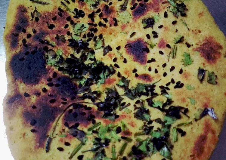 Missi roti in naan style