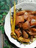 Kikil masak kecap pedas (kikil a.k.a kulit sapi/lumping)