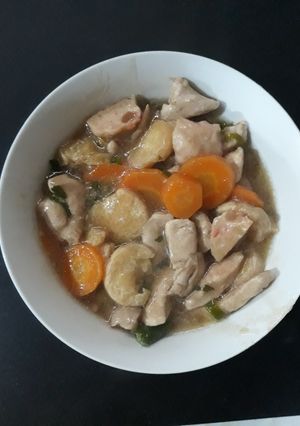 Foto resep Sapo Tahu Ayam Sederhana