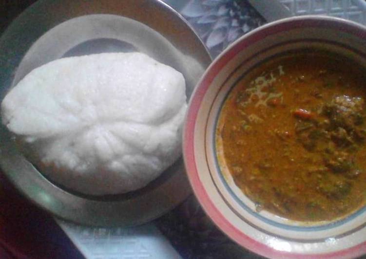 Simple Way to Make Ultimate Tuwon rice with groundnut soup