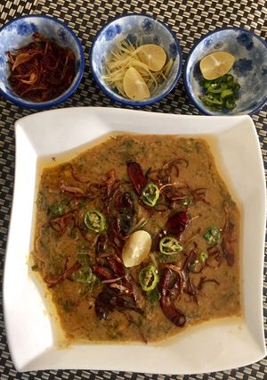 A picture of Shola - The blend of Spinach and Lentils.