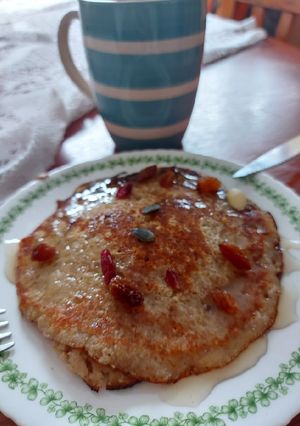 Φωτογραφία της συνταγής Υγιεινά pancakes 🥞 👻!!!