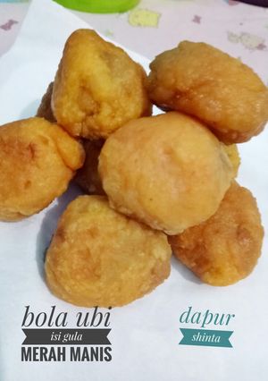 Foto resep Bola ubi isi gula merah manis