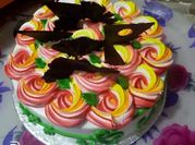 A picture of flower cake