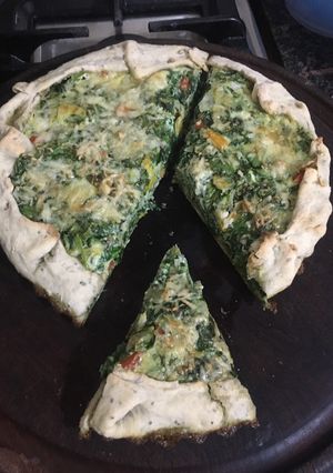 Una foto de Tarta de Espinaca