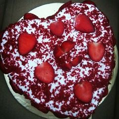 A picture of Red velvet cake.