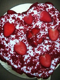 A picture of Red velvet cake.