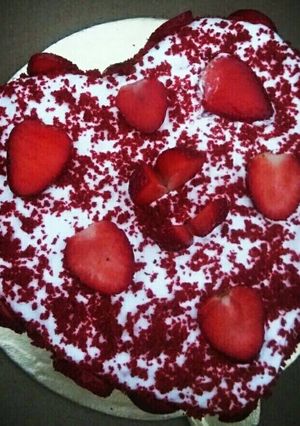A picture of Red velvet cake.
