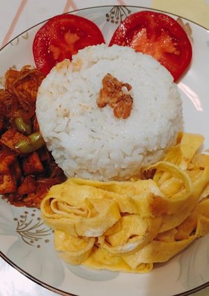 Foto resep Nasi Lemak Rice Cooker