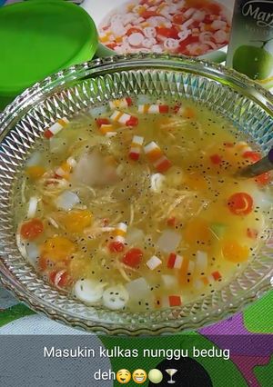 Foto resep Es blewah jelly coco