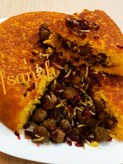 عکسی از دستور ته چین گوشت مجلسی