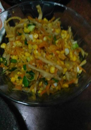 Foto resep Oseng jamur+jagung+worter