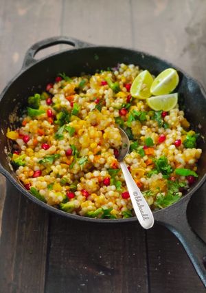 A picture of Sabudane ki khichdi.