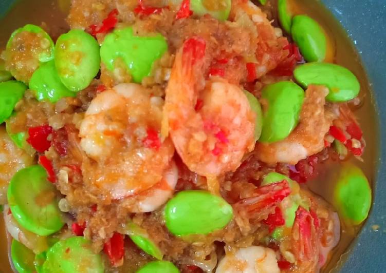 Langkah Mudah untuk Menyiapkan Udang petai balado Anti Gagal