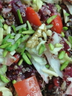 A picture of Mixed Nuts Salata.