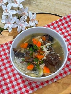 Foto resep Sup Kimlo Jamur Kuping dan Bunga Sedap Malam